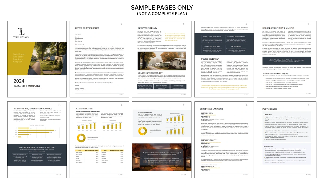 View Our Sample Business Plan for Leasing Agents